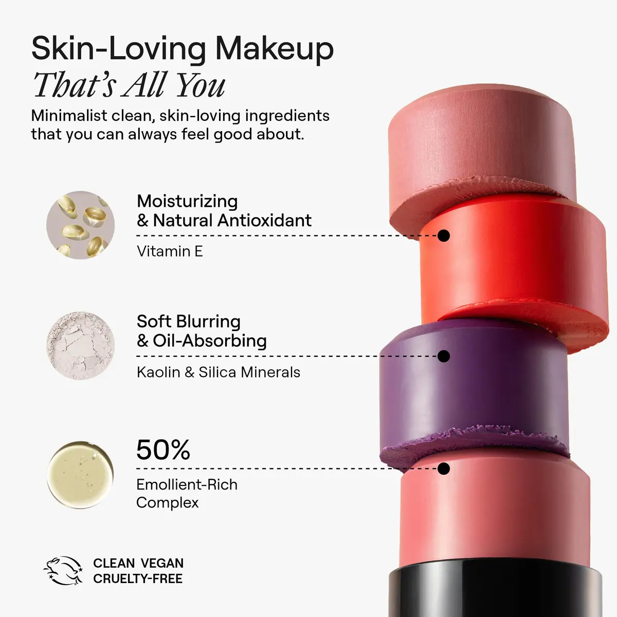 Nudestix Nudies Blush Stick 0.24 Ounce | Cream Blush for Cheeks, Eyes & Lips | Soft Matte Finish for a Natural Flush - view 4