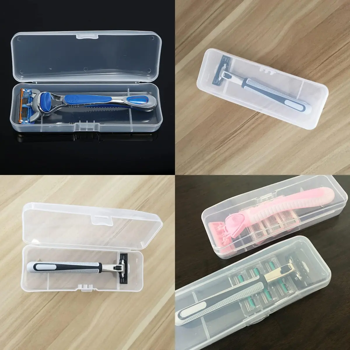 TorSor 3 Pack Manual Razor Travel Case Portable Hard Shell Box Organizer 15cm (5.91in) | Protects Shavers & Accessories - view 10
