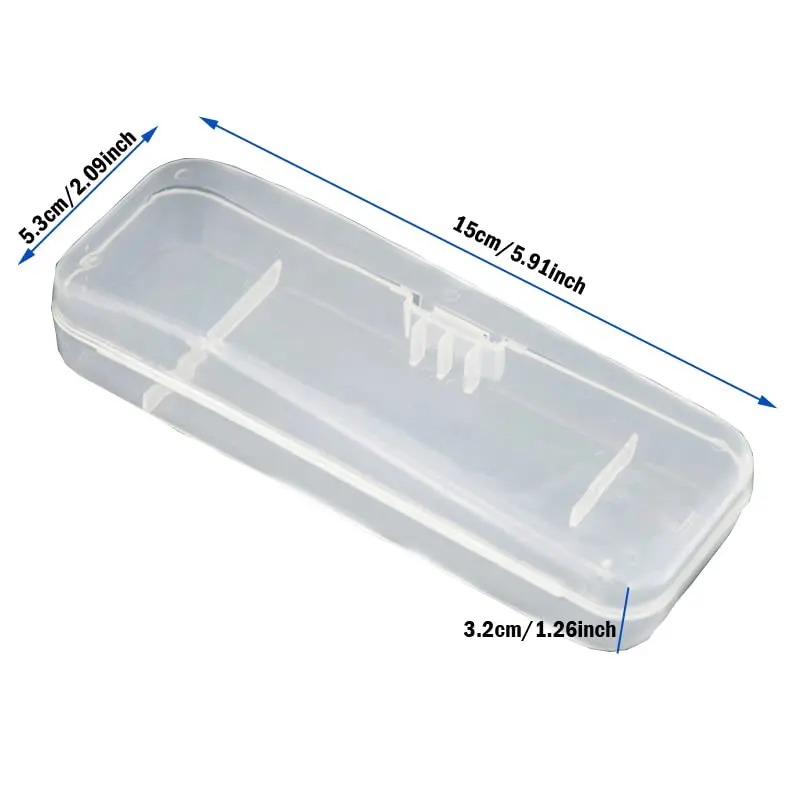 TorSor 3 Pack Manual Razor Travel Case Portable Hard Shell Box Organizer 15cm (5.91in) | Protects Shavers & Accessories - view 5