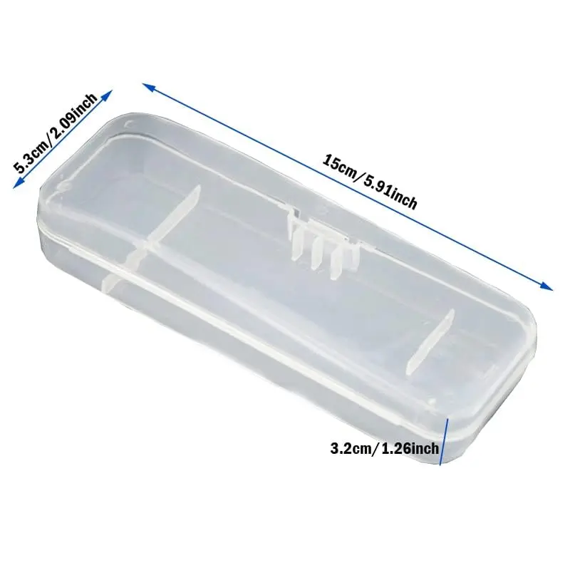 TorSor 3 Pack Manual Razor Travel Case Portable Hard Shell Box Organizer 15cm (5.91in) | Protects Shavers & Accessories - view 7
