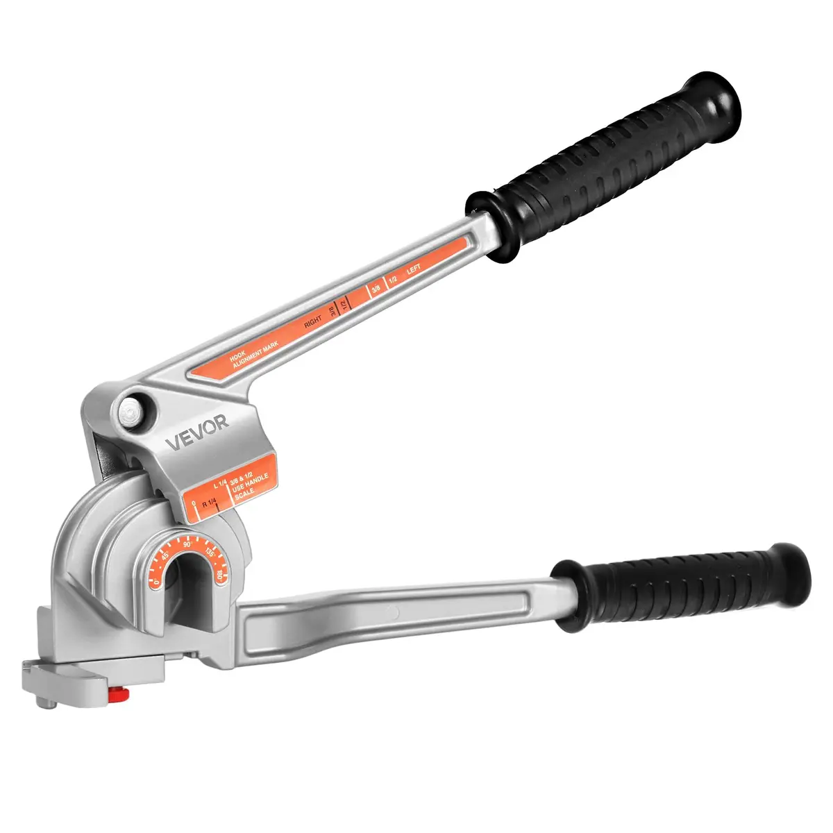 VEVOR 3-in-1 Pipe Tube Bender 1/4" 3/8" 1/2" OD | Bends 0-180° for Copper Aluminum Pipes - view 9