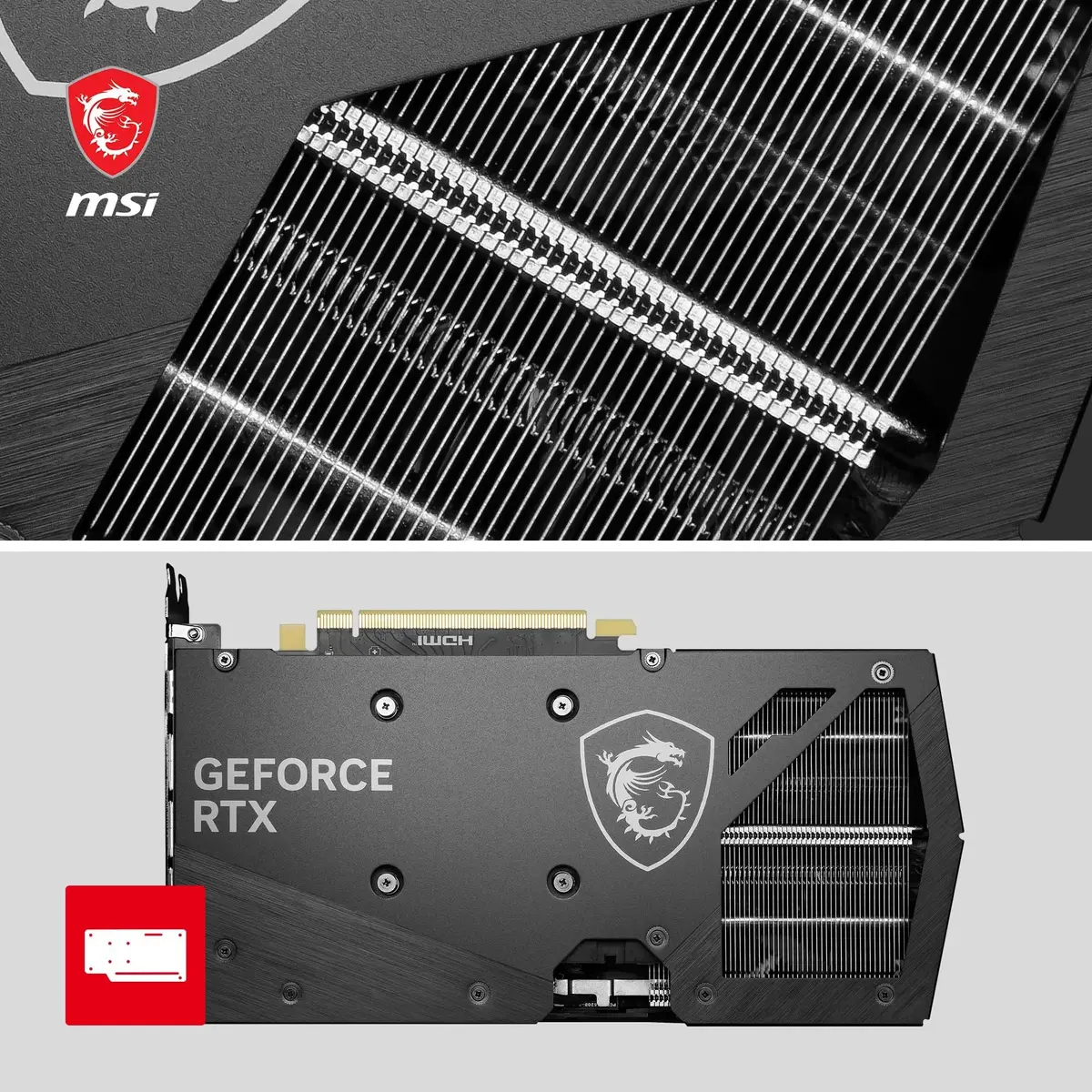 MSI GeForce RTX 4060 Ti GAMING X 8G Graphics Card | 8GB GDDR6 PCIe 4.0 Twin FROZR 9 RGB - view 5