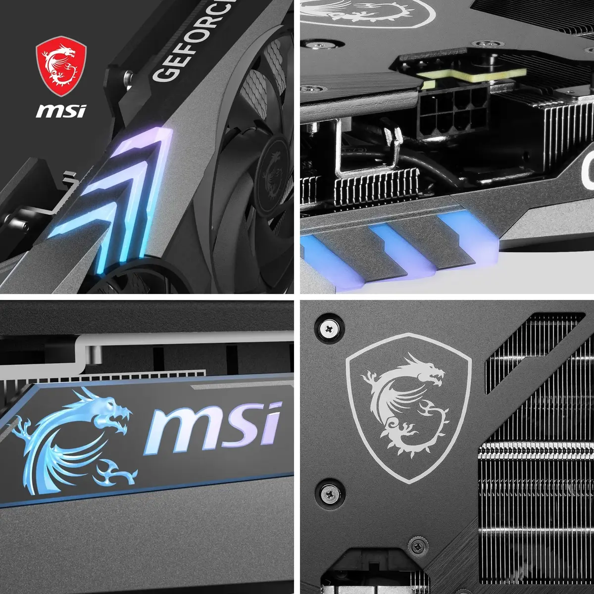 MSI GeForce RTX 4060 Ti GAMING X 8G Graphics Card | 8GB GDDR6 PCIe 4.0 Twin FROZR 9 RGB - view 6