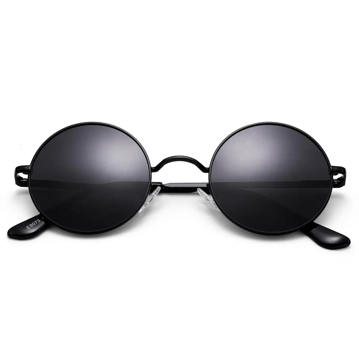 Pro Acme Small Round G6 Black Frame Black Lens Polarized Sunglasses UV400 - main product image