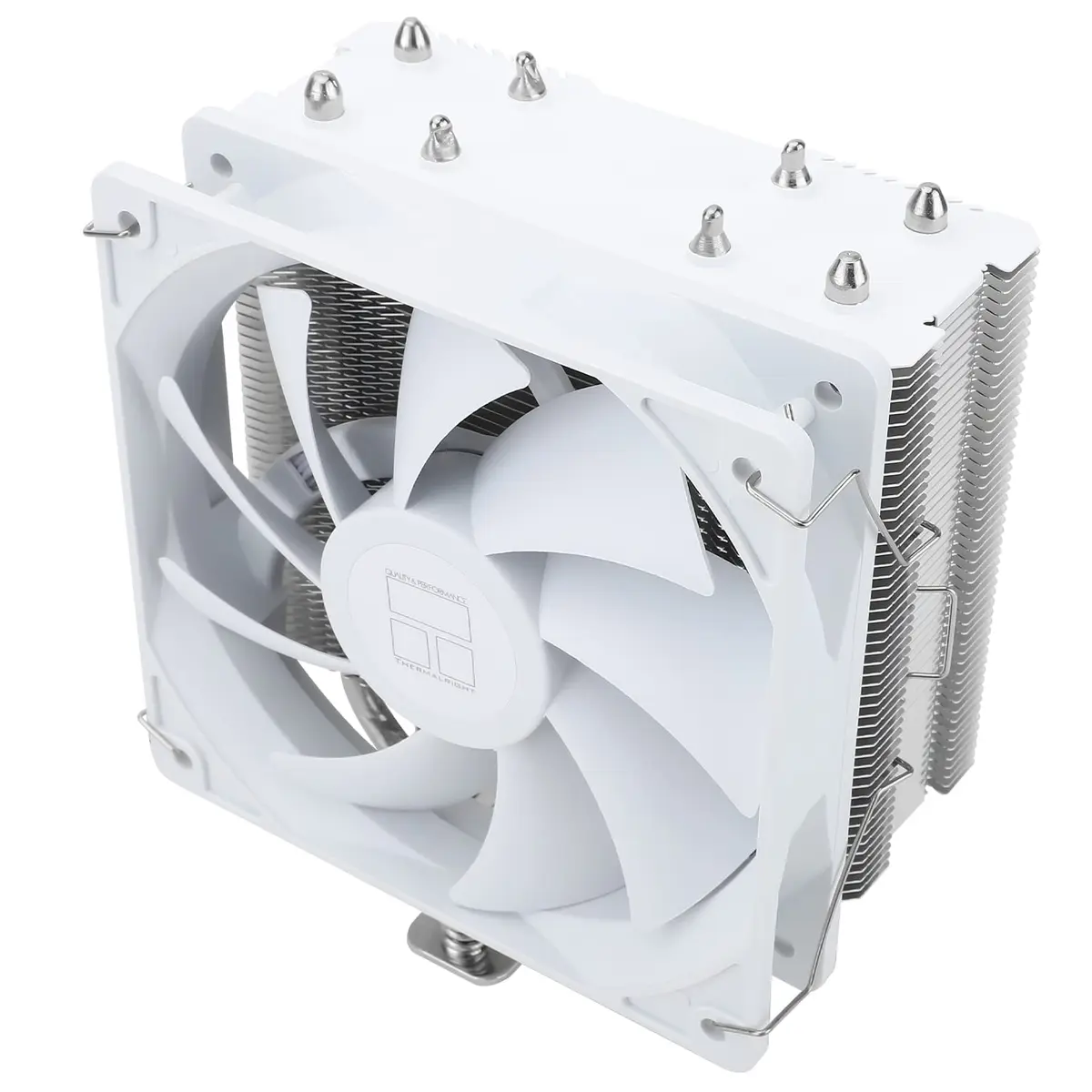 Thermalright Assassin X 120 SE White CPU Air Cooler, 148mm Height | 4 Heat Pipes, TL-C12CW PWM Fan, S-FDB Bearing, AM4/AM5, Intel LGA1700/1851 - main product image