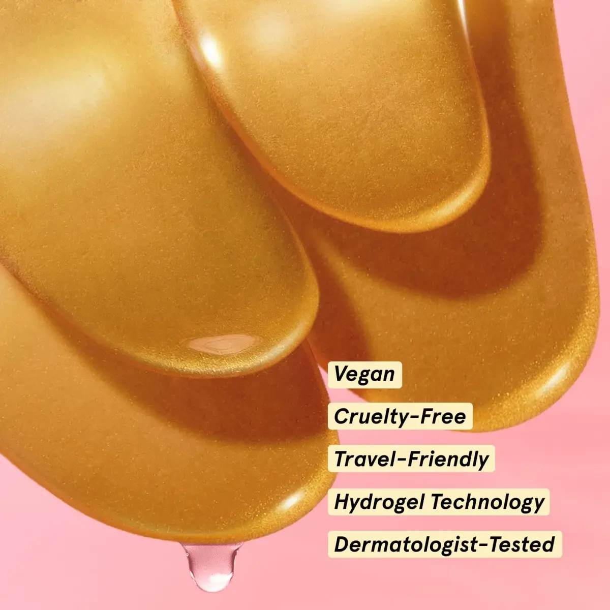 grace & stella Gold Under Eye Mask 6 Pairs | Cooling & Depuffing Gel Eye Patches for Dark Circles & Wrinkles - view 7