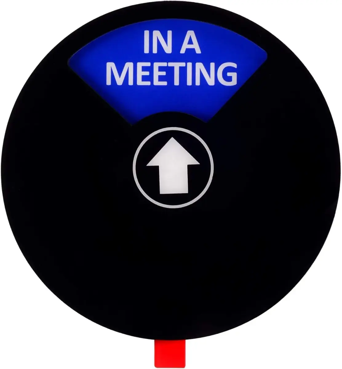 Kichwit Privacy Sign for Office Door, Do Not Disturb, Out of Office, Please Knock, in a Meeting, Conference Sign for Offices (Black, 2 Pack) | 5 inch Diameter - view 5