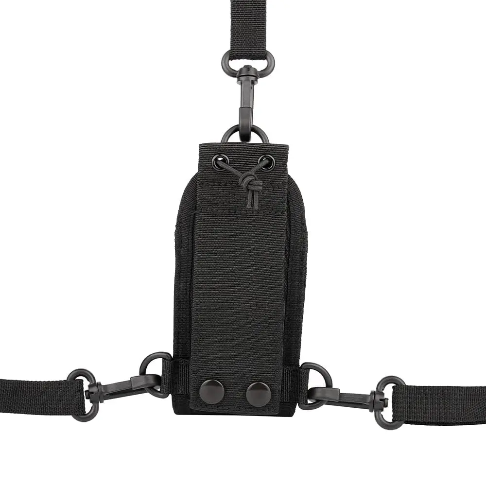 BANDARICOMM Tactical MOLLE Radio Pouch with Shoulder Strap | Nylon Radio Case for Police & Security - view 6