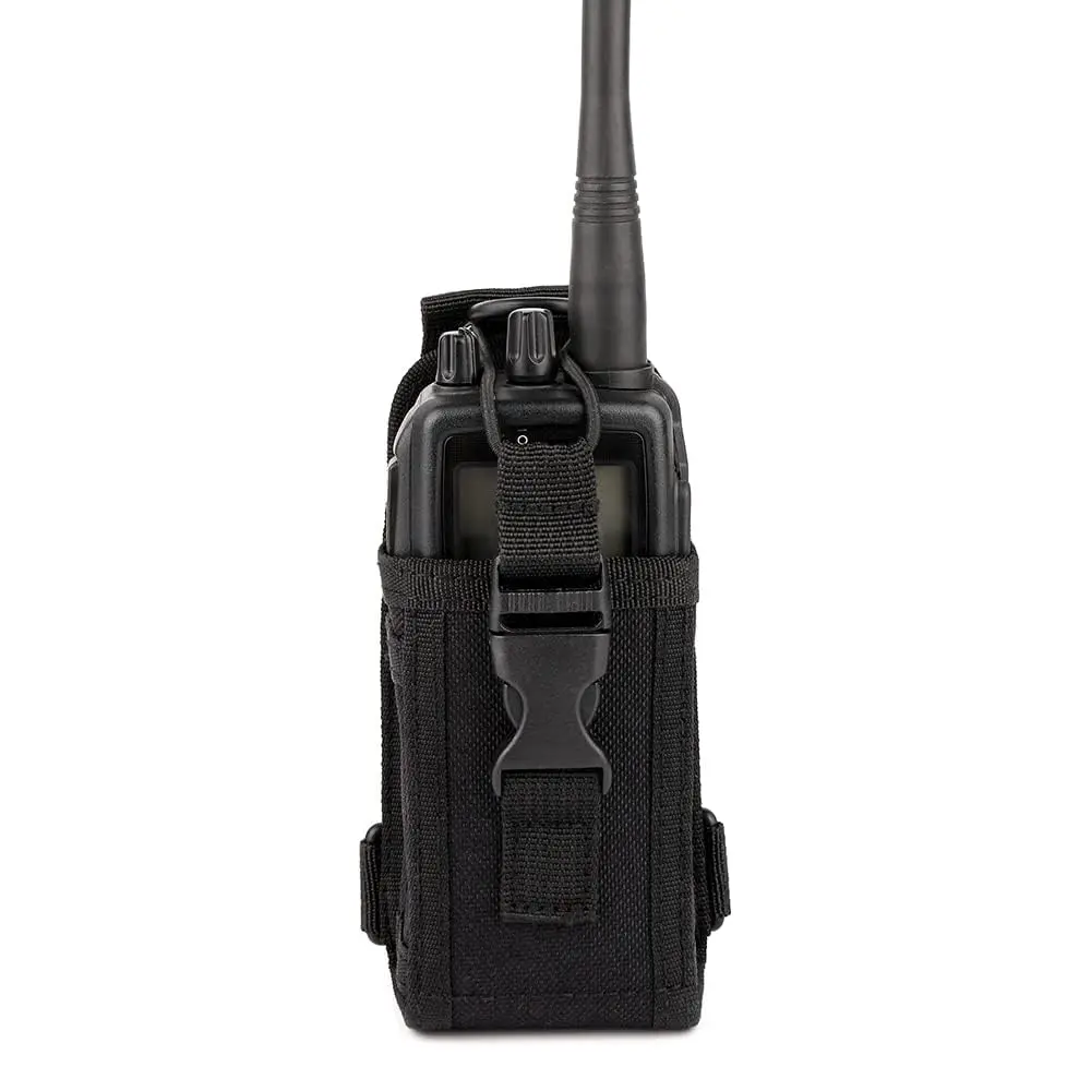 BANDARICOMM Tactical MOLLE Radio Pouch with Shoulder Strap | Nylon Radio Case for Police & Security - view 2