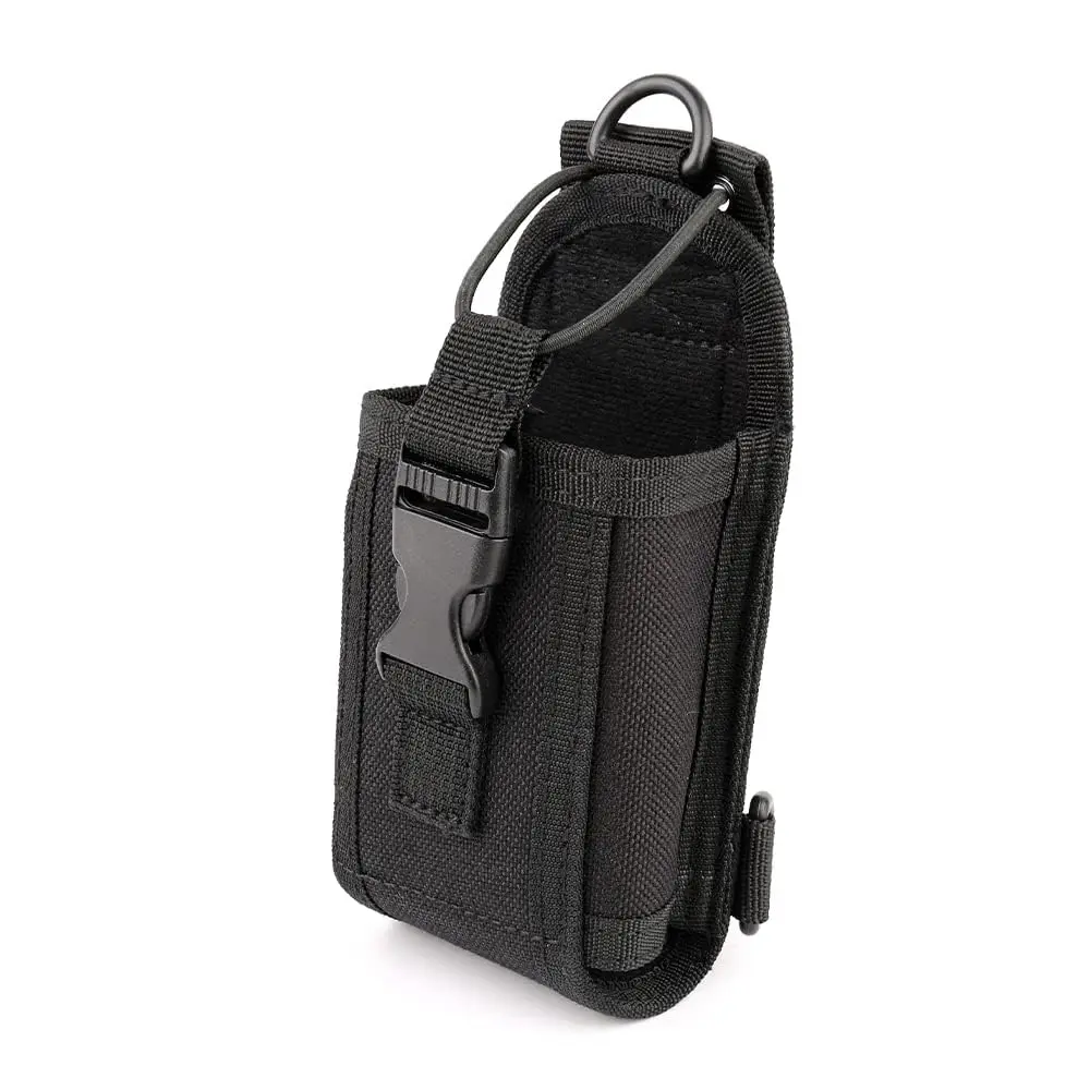 BANDARICOMM Tactical MOLLE Radio Pouch with Shoulder Strap | Nylon Radio Case for Police & Security - view 3