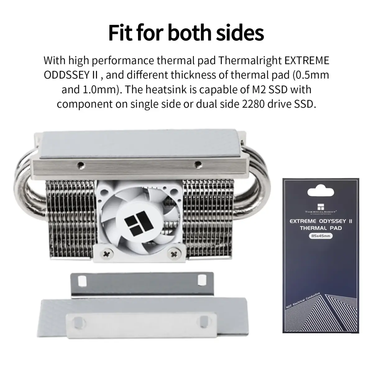 Thermalright HR10 2280 PRO SSD Cooler with Fan | 90.3mm x 23.7mm x 43.8mm - view 3