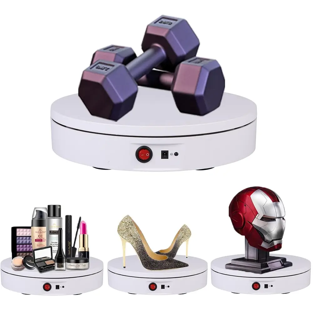 JAYEGT Motorized Rotating Display Stand 11.8inch | 330 Lb Load Capacity, 360° Electric Turntable for Product & Video Display - view 5