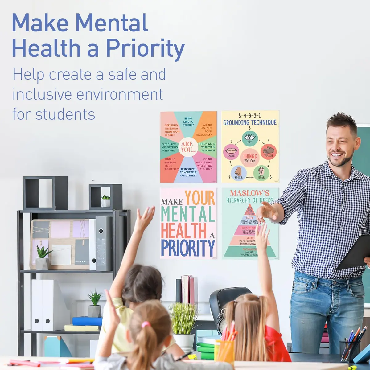 Sweetzer & Orange Mental Health Posters for Office & School | Calming Classroom & Therapy Decor (11x14 Inch) - view 2