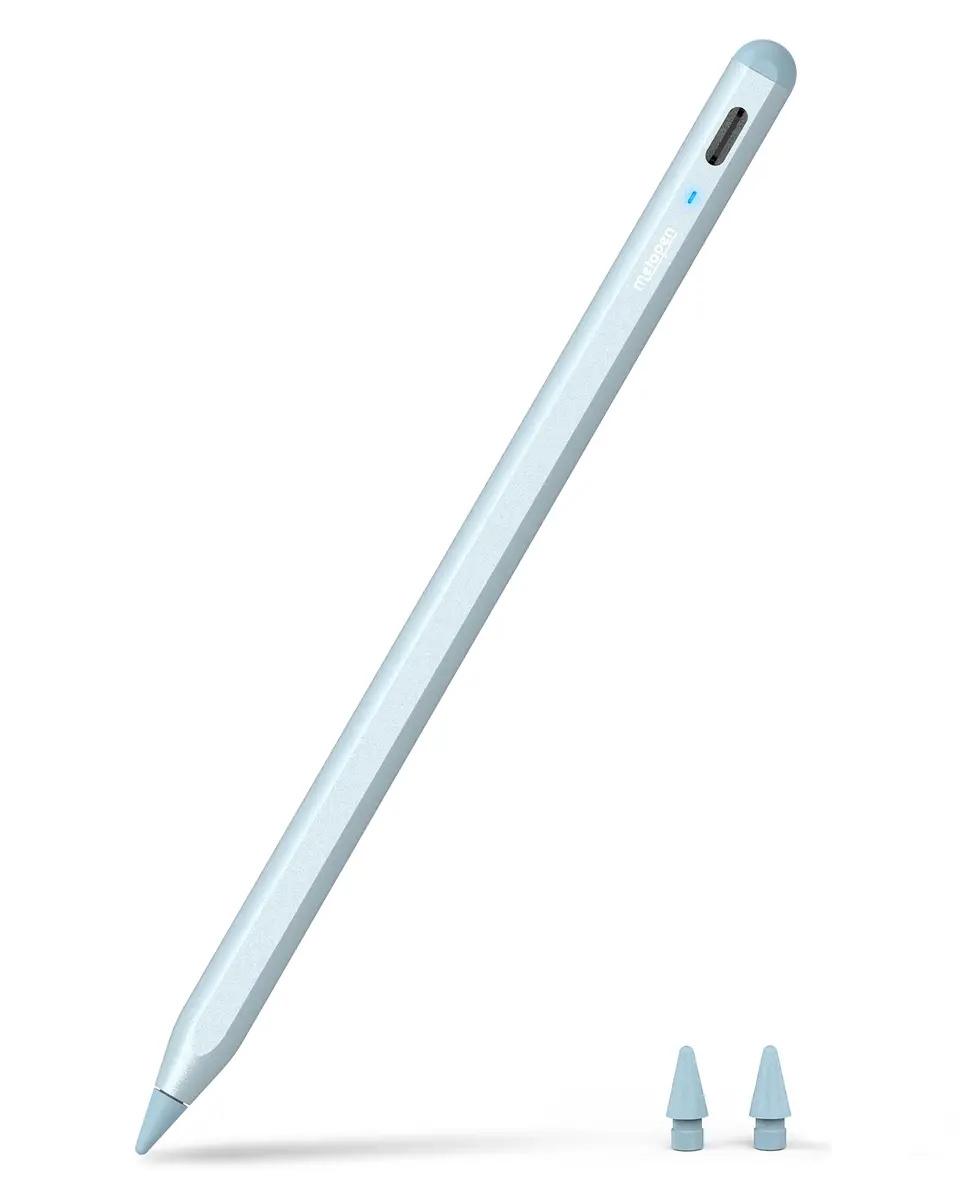 Metapen Pencil A8 Stylus for Apple iPad 2018-2026, 2X Faster Charge, Pixel Precision, Blue | 16.6cm (6.5in) - main product image