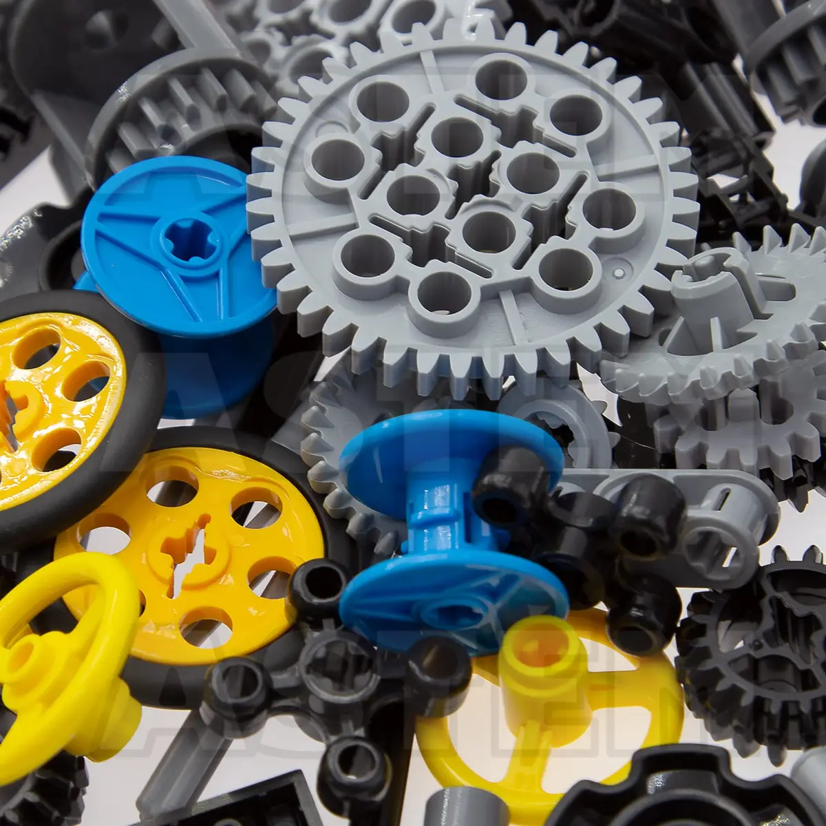 ASTEM Technic Gears & Axles Set 118 Pieces | Compatible with LEGO Technic | Random Colors - view 2