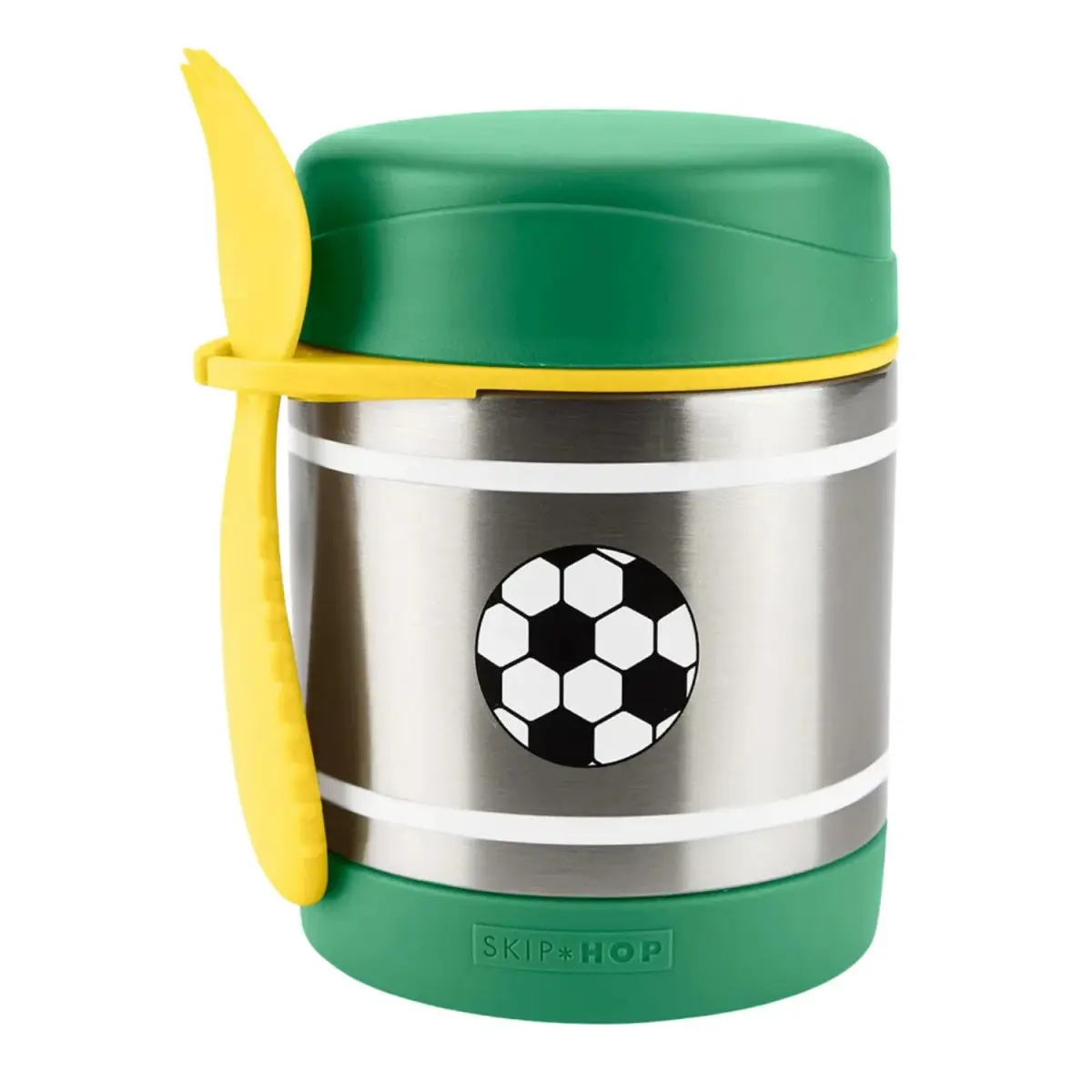 Skip Hop Insulated Baby Food Jar, Soccer, 325ml (11 fl oz) | Keeps Food Warm 7 Hrs, Cold 5 Hrs - main product image