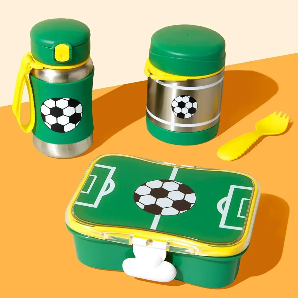 Skip Hop Insulated Baby Food Jar, Soccer, 325ml (11 fl oz) | Keeps Food Warm 7 Hrs, Cold 5 Hrs - view 5