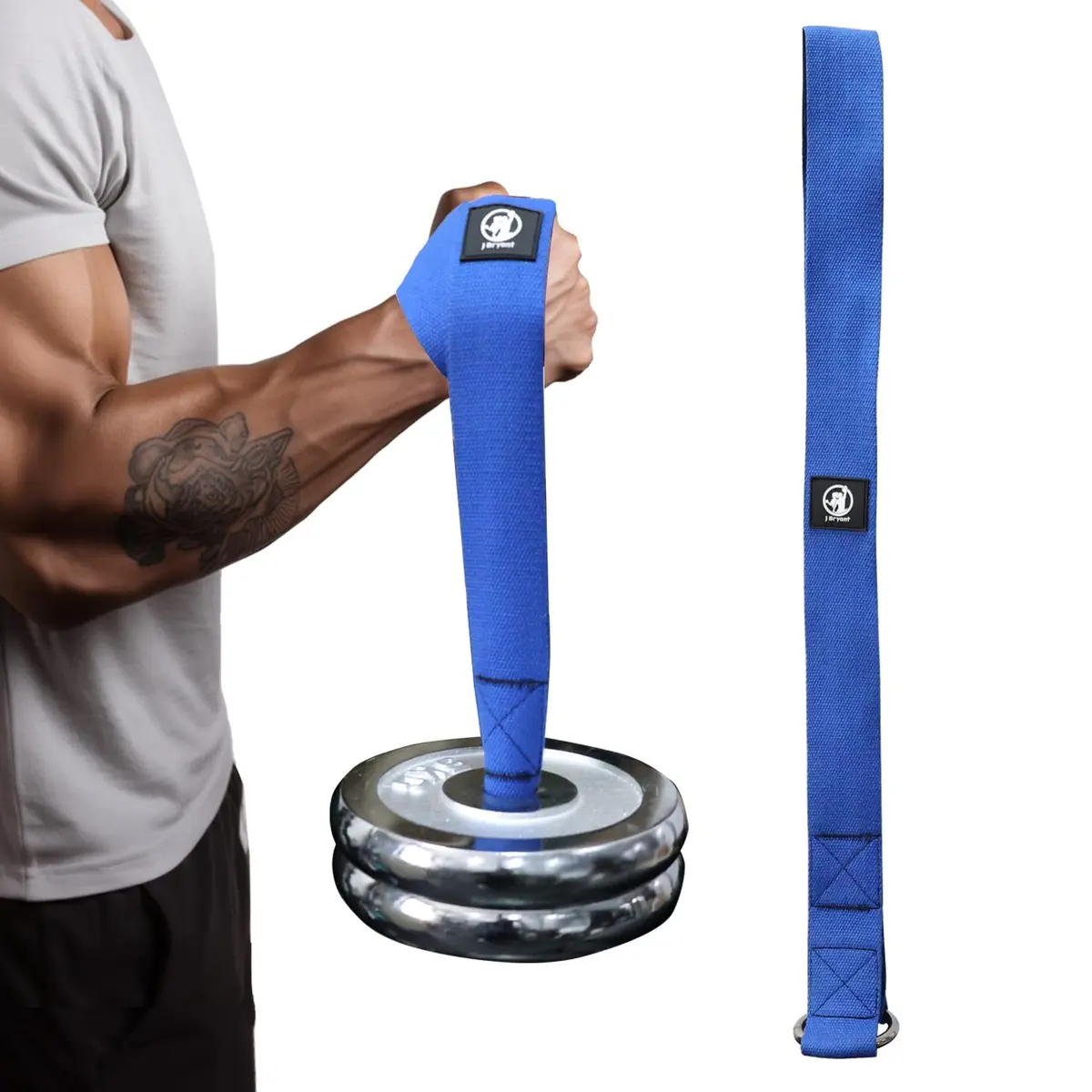 J Bryant Arm Wrestling Training Strap Belt 26.4in | Wrist, Forearm & Biceps Workout - main product image