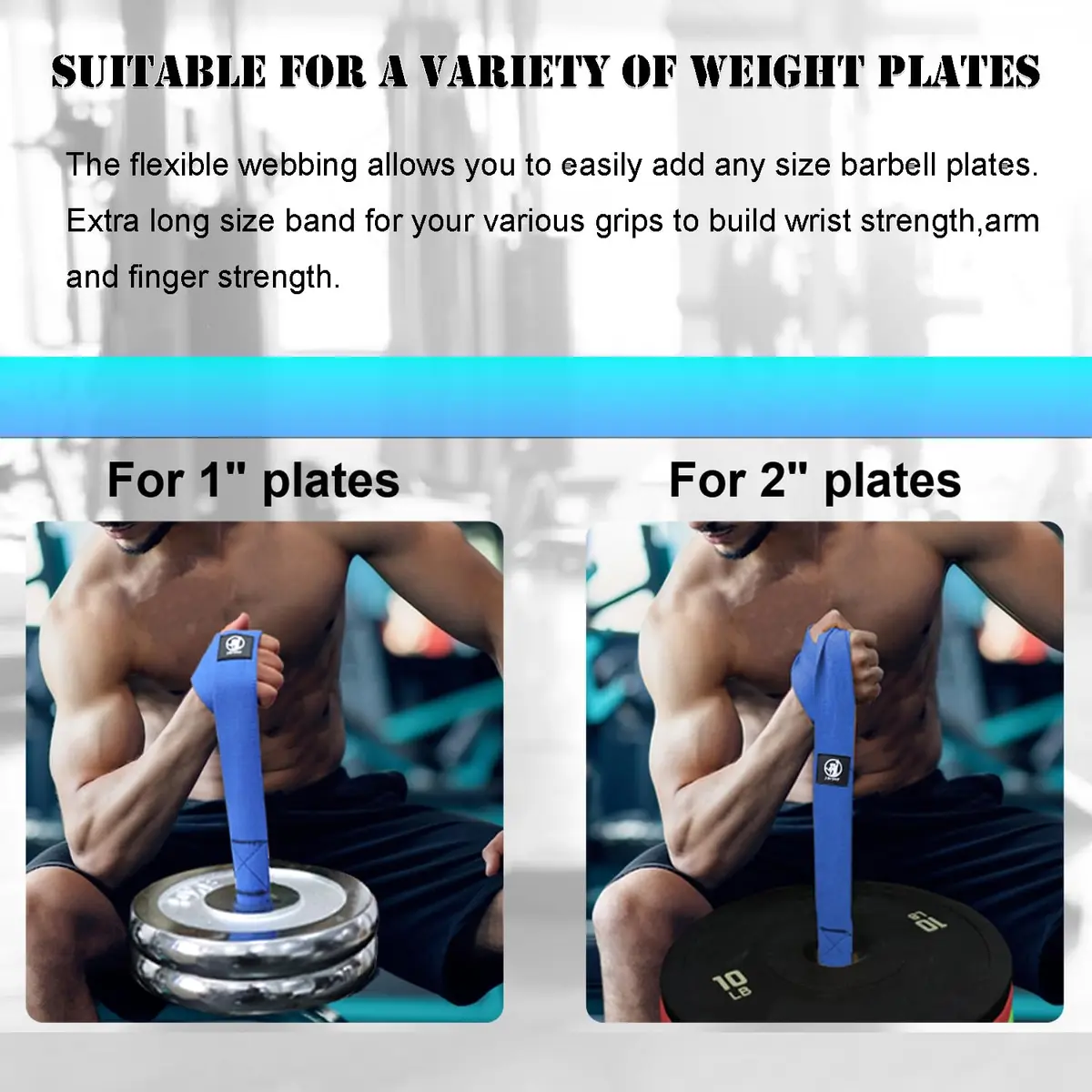 J Bryant Arm Wrestling Training Strap Belt 26.4in | Wrist, Forearm & Biceps Workout - view 4