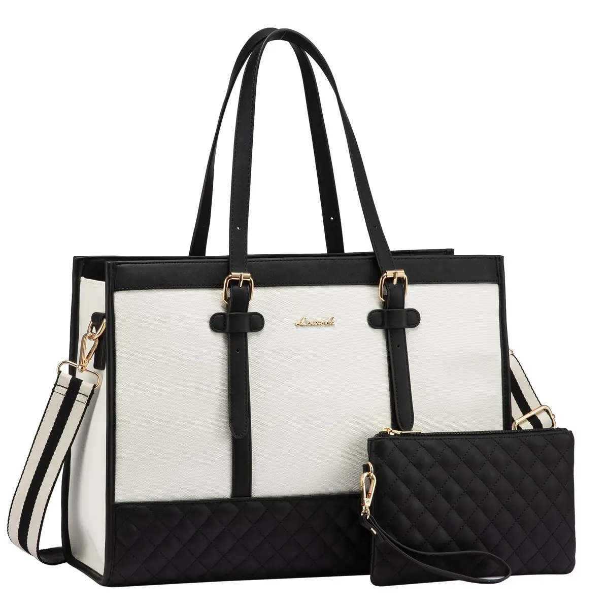 LOVEVOOK Laptop Tote Bag for Women, 15.6 Inch | Stylish & Functional, USA Import - main product image