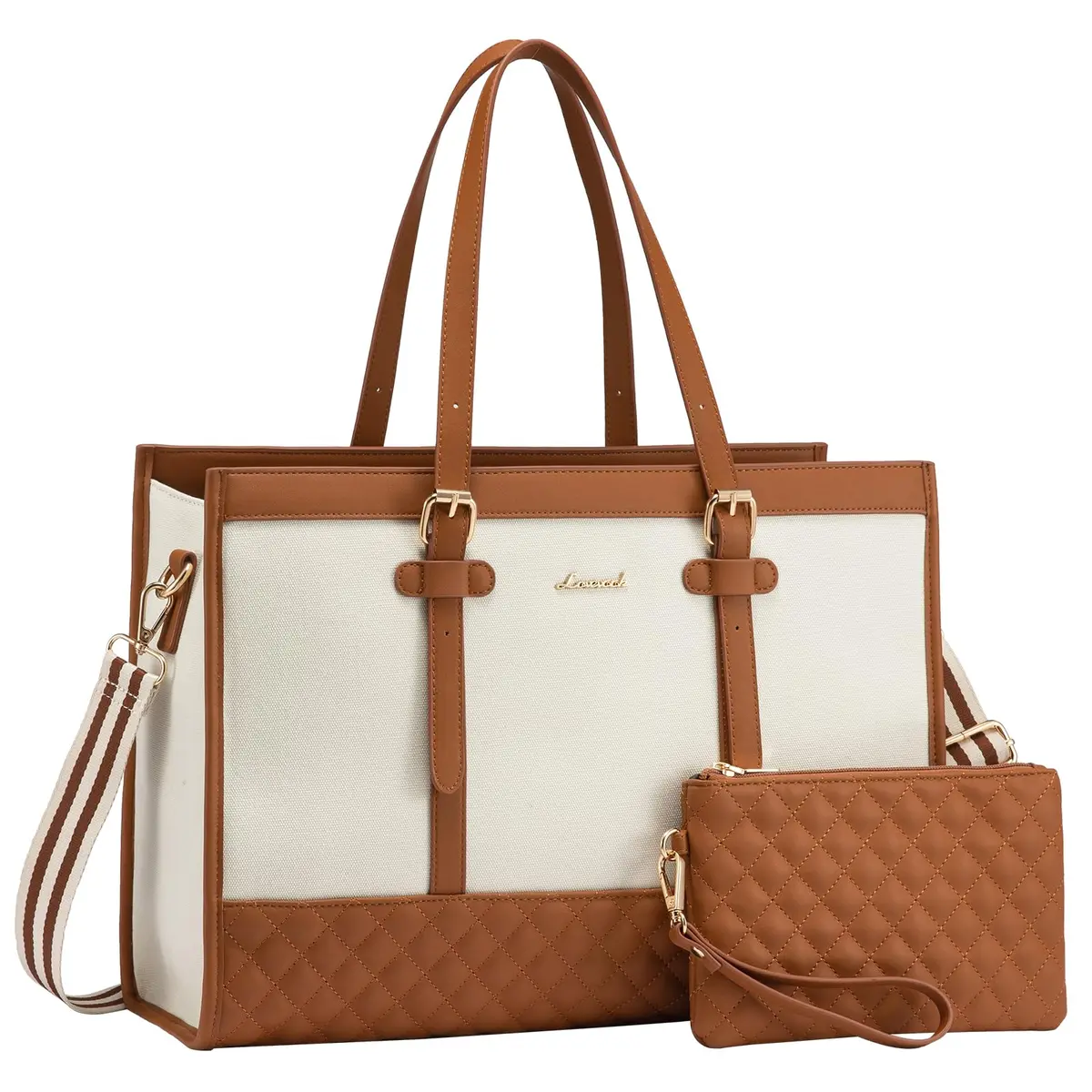 LOVEVOOK Laptop Bag for Women, 15.6 Inch | Stylish & Functional Tote for Work & Travel - main product image