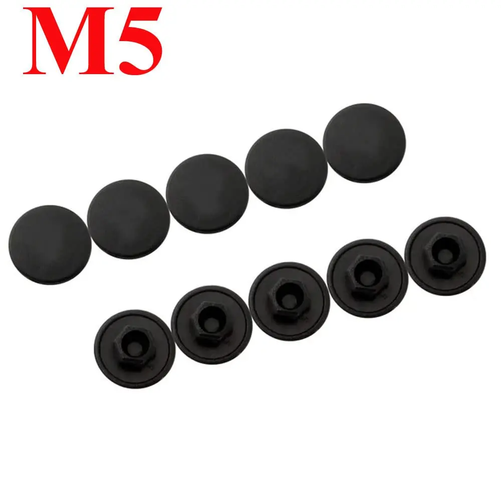 YehVeh Nylon Screw Cap Set (50 Pieces) M5 + M6 | Anti-Dust Hexagon Hole Caps for Allen Screws - view 2