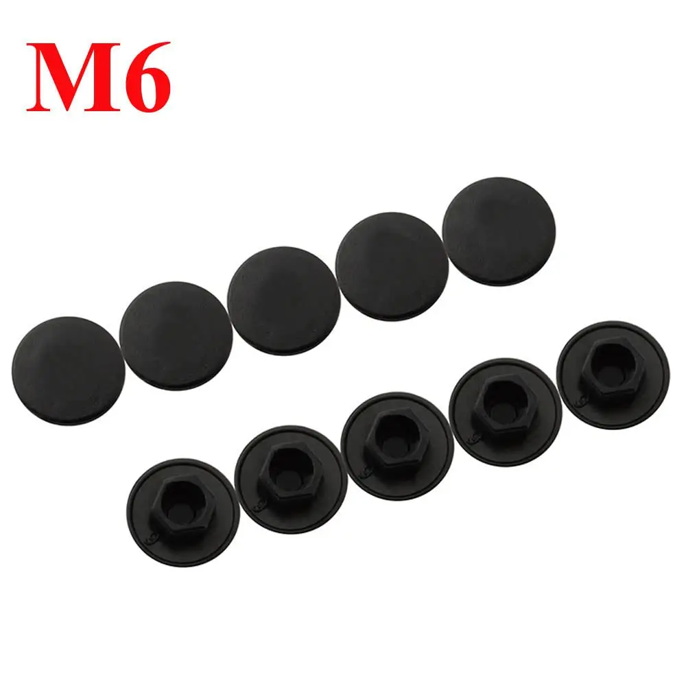 YehVeh Nylon Screw Cap Set (50 Pieces) M5 + M6 | Anti-Dust Hexagon Hole Caps for Allen Screws - view 3