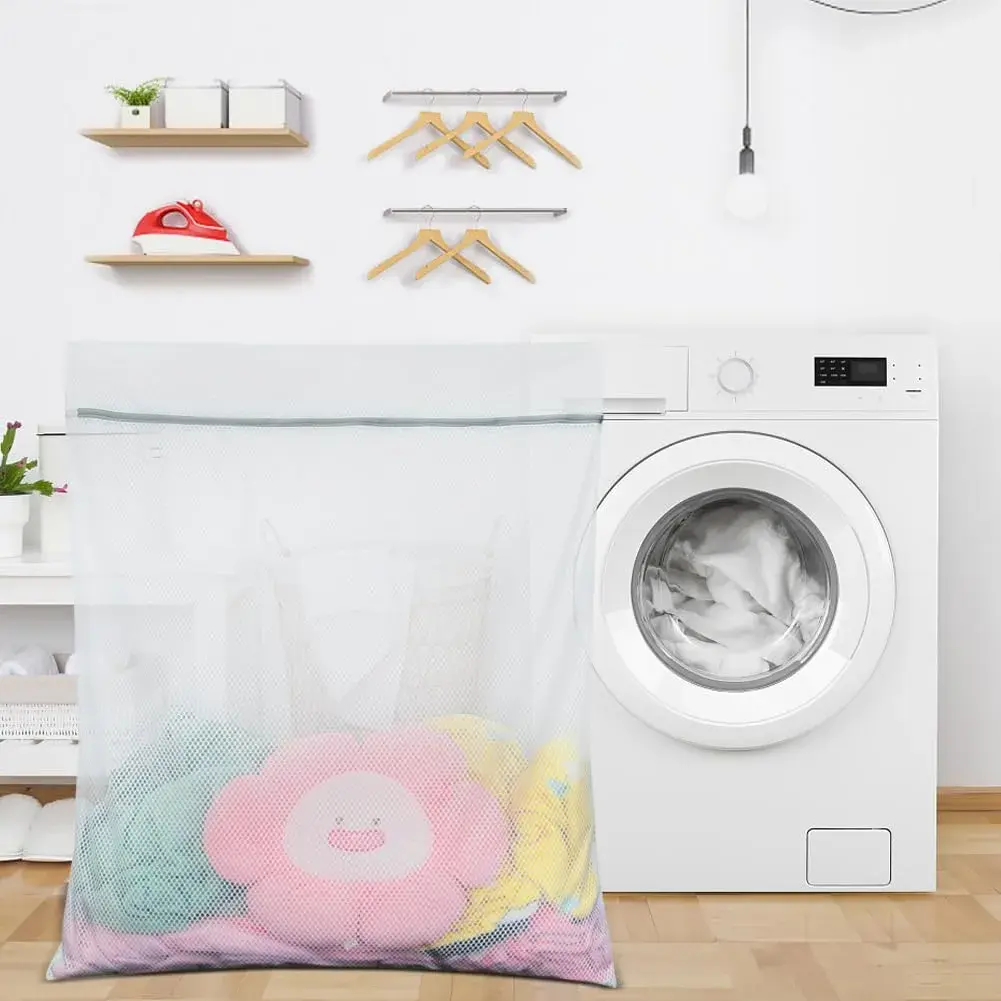 Vivifying Honeycomb Mesh Laundry Bags XXXL Extra Large 109cm x 89cm (2-Pack, White) | Protects Delicates & Bedding in Indian Washers - view 6