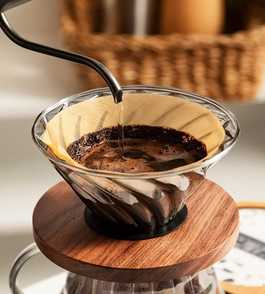 BuRuiJi Coffee Filter #4, Cone Coffee Filter 8-12 Cups | Eco-Friendly, Biodegradable, Resistant to Tearing - view 6
