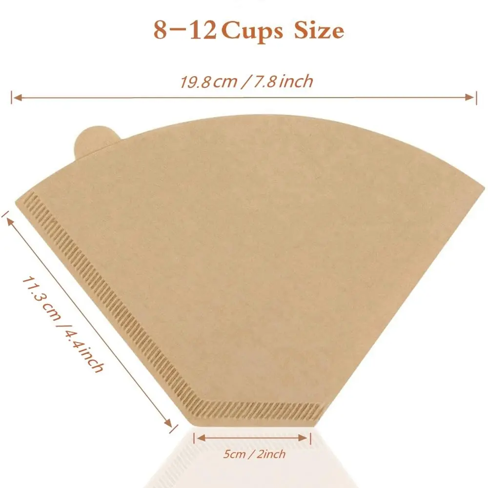 BuRuiJi Coffee Filter #4, Cone Coffee Filter 8-12 Cups | Eco-Friendly, Biodegradable, Resistant to Tearing - view 3