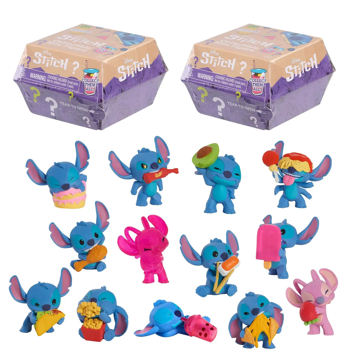 Just Play Disney Stitch Mini Figures 2-Pack | 2-inch Collectible Toy for Kids 3+ - main product image