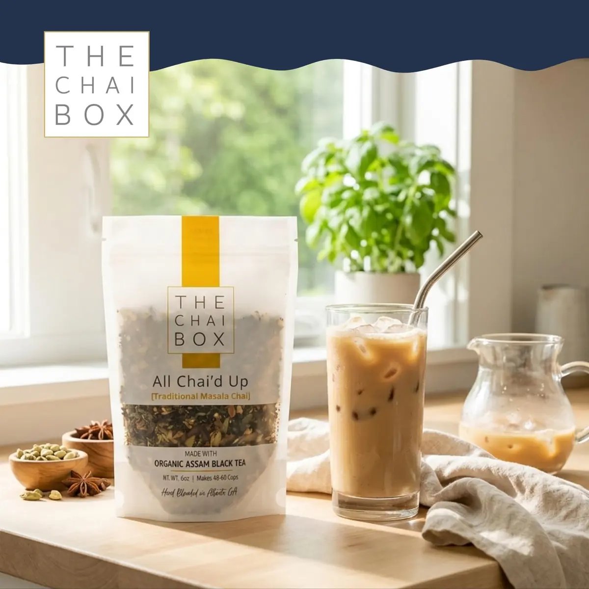 The Chai Box Traditional Masala Chai 6 Oz | Organic Black Tea with Spices - view 5