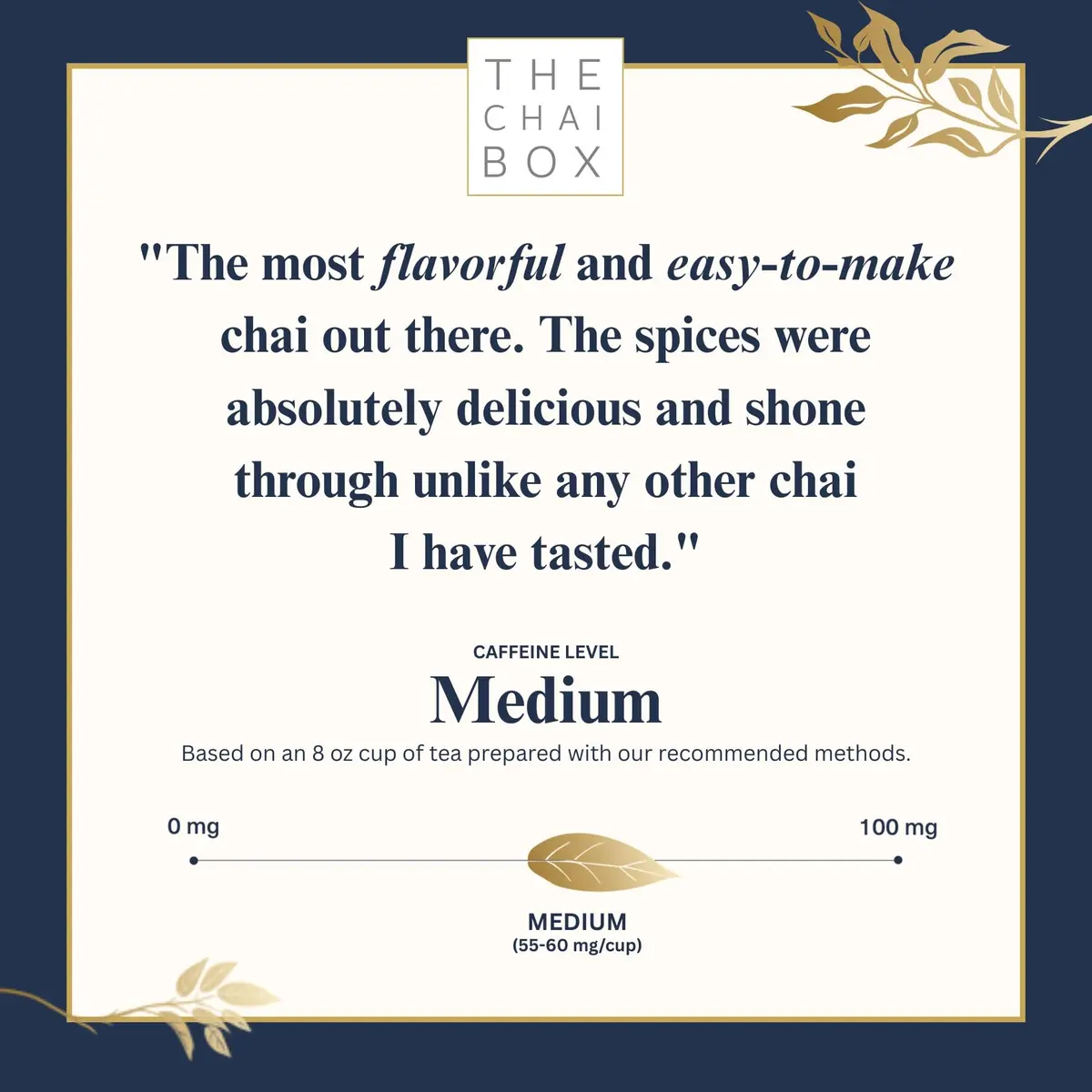 The Chai Box Traditional Masala Chai 6 Oz | Organic Black Tea with Spices - view 6