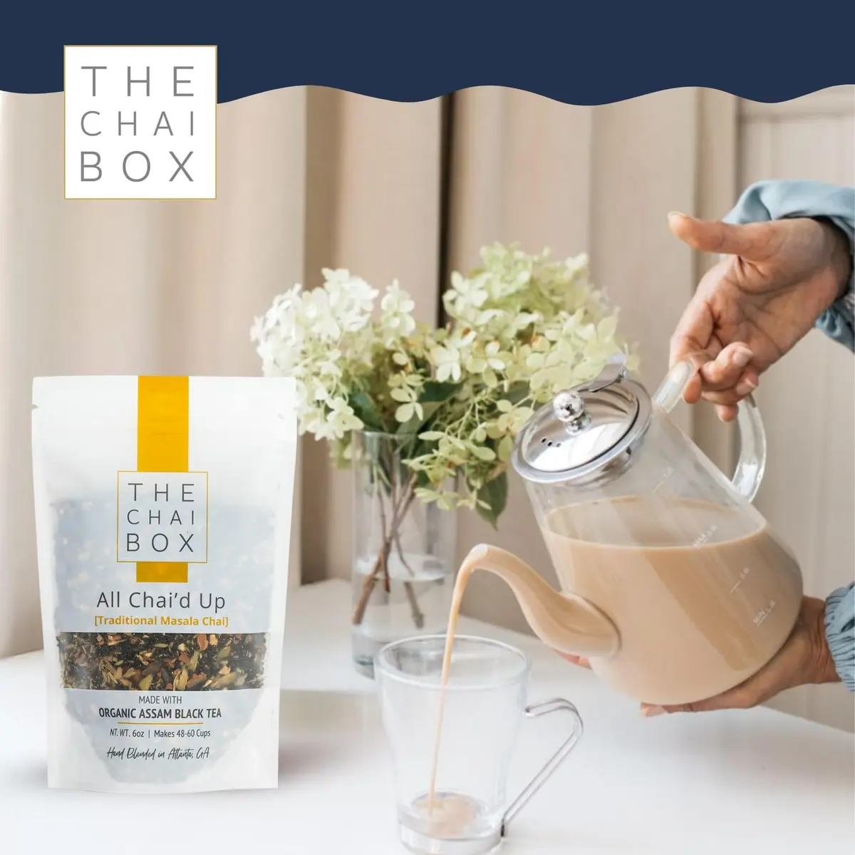 The Chai Box Traditional Masala Chai 6 Oz | Organic Black Tea with Spices - view 7