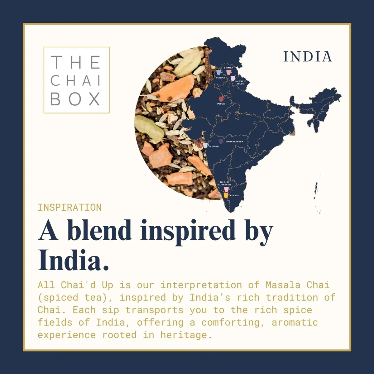 The Chai Box Traditional Masala Chai 6 Oz | Organic Black Tea with Spices - view 3