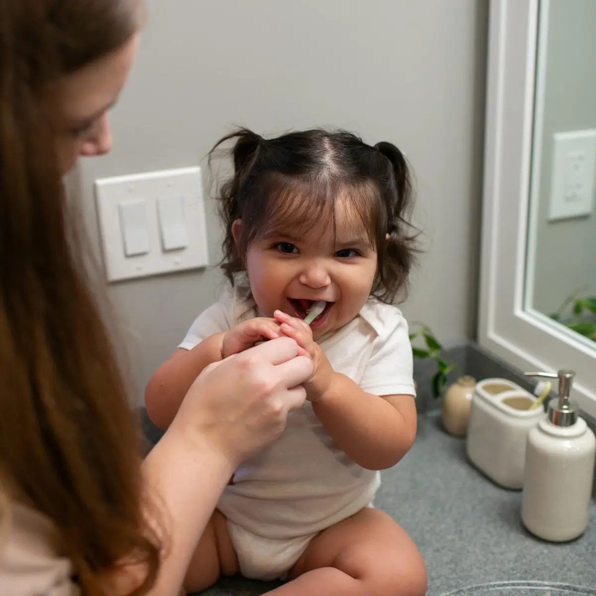 Dr. Brown's Infant-to-Toddler Toothbrush, Mint Elephant, 0-3 Years | BPA-Free, Soft Bristles - view 9