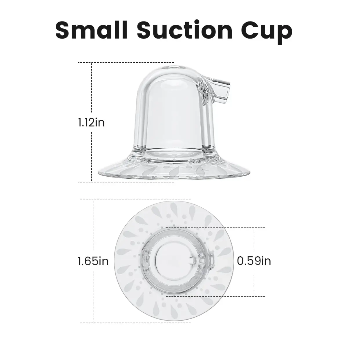 Rolevin 15mm Small Suction Cups for Nipple Corrector - 2 PCS | Silicone, BPA-Free, Gentle Suction - view 2