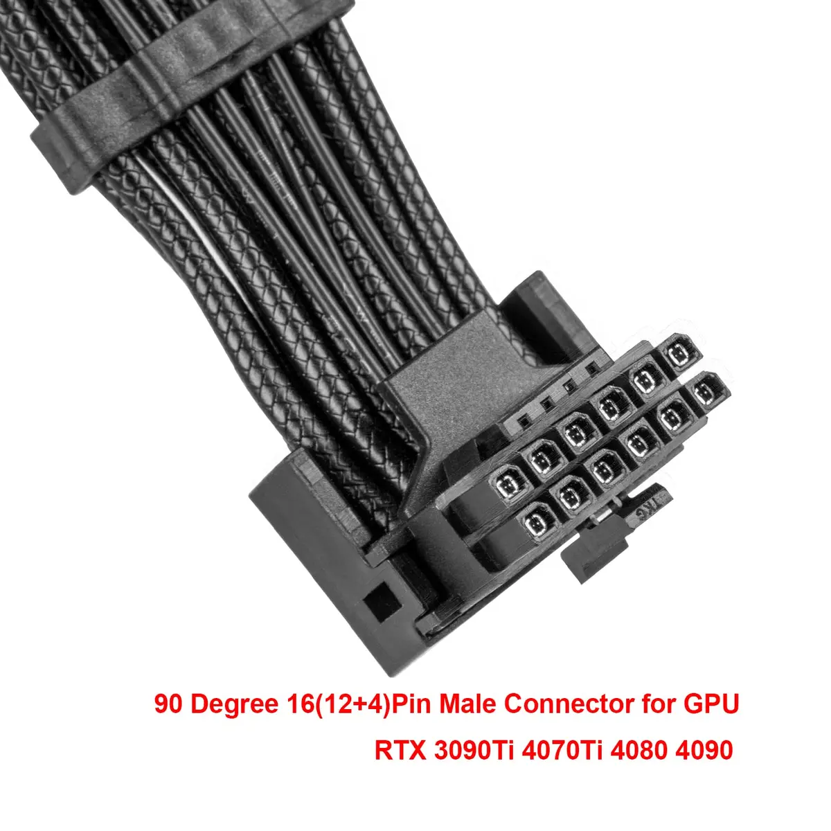 JOYJOM 12VHPWR 90° Adapter to 2X 8Pin | PCI-E 5.0 Extension for RTX 3090Ti & 4080 - view 3
