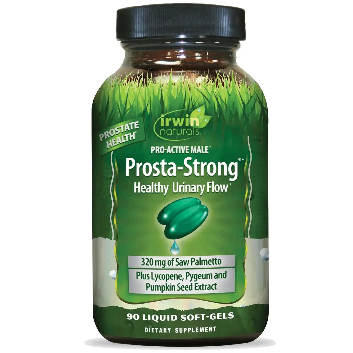 Irwin Naturals Prosta-Strong Daily Prostate Support Formula | 90 Softgels for Men’s Urinary & Prostate Health - main product image