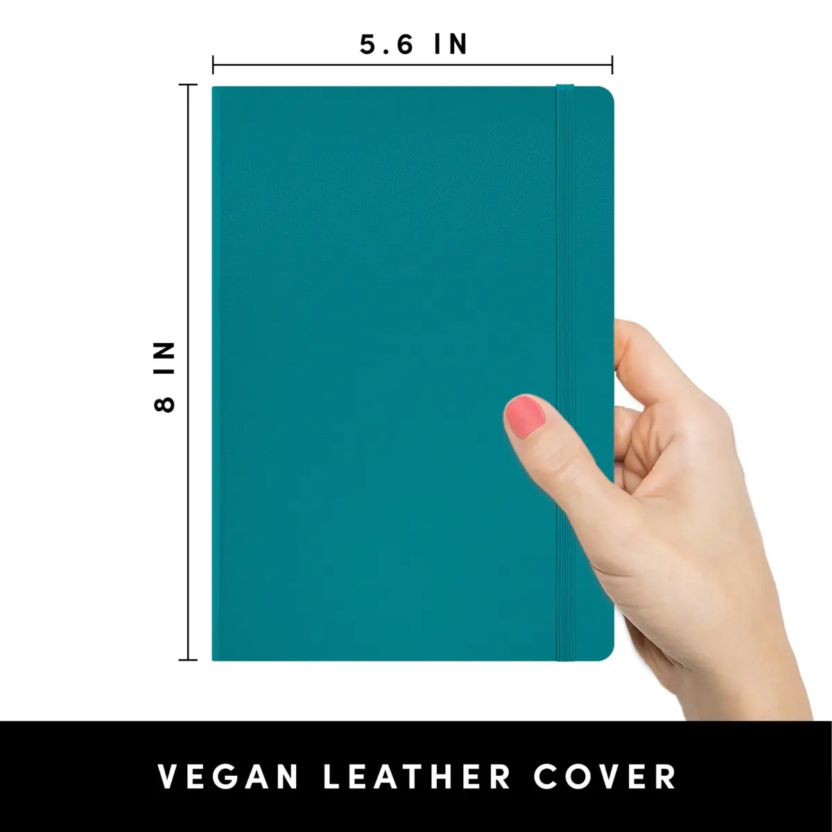 PAPERAGE Lined Journal Notebook 5.6 in x 8 in, 252 Pages | College Ruled Journaling Notebook for Work, School Supplies & Note Taking - view 2