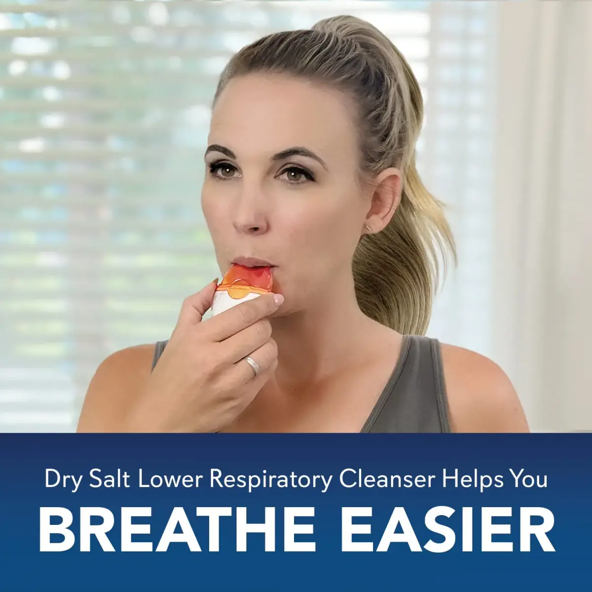 SinuCleanse Inhalo Bronchial Dry Salt Portable Respiratory Inhaler 1 Count | Natural Salt Crystals for Chest Congestion & Allergy Relief - view 2