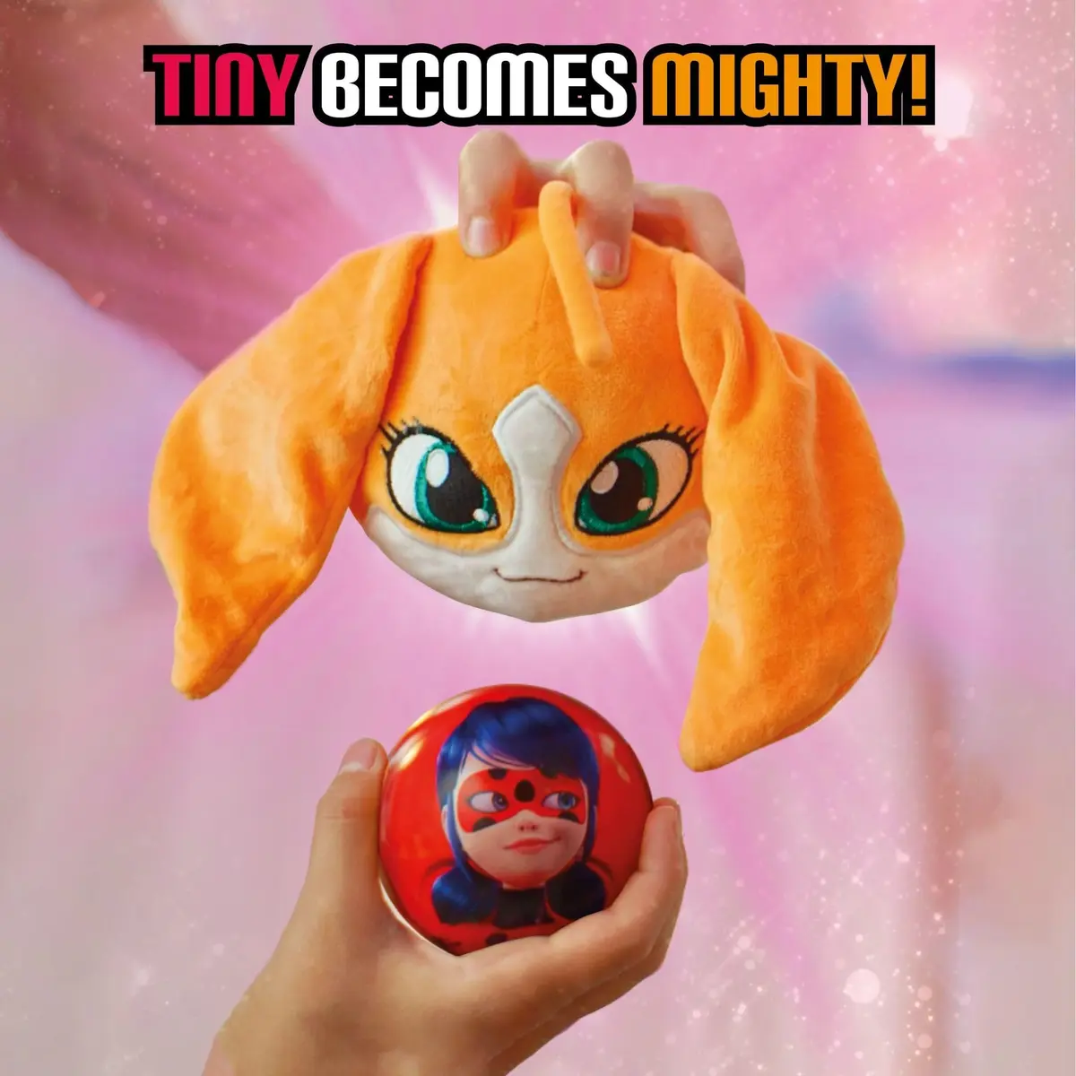 Miraculous Wyncor Ladybug 4-1 Surprise Miraball | 2.9" Plush & Metal Ball for Kids 3+ - view 7
