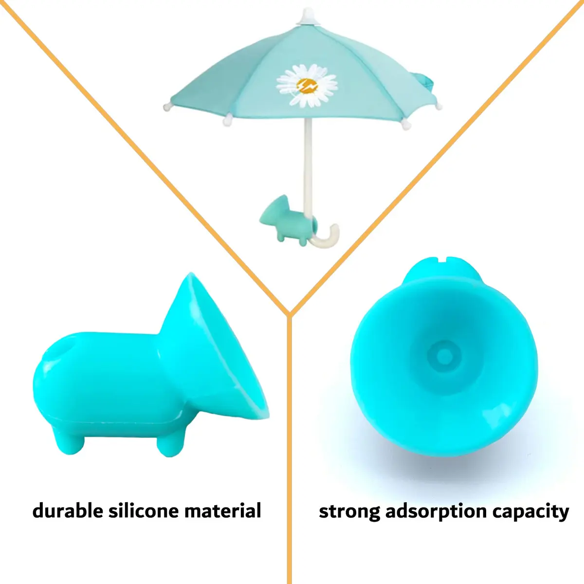 BEITESTAR Phone Umbrella for Sun | Cute Sun Shade & Stand for iPhone & Smartphones 7.48cm*7.78cm - view 5