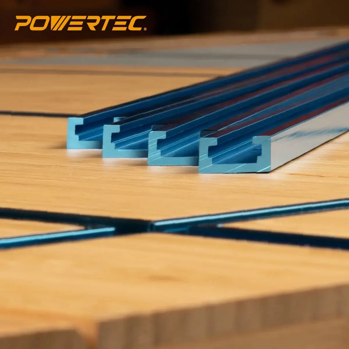 POWERTEC 71158-P3 Universal T-Track 48 Inch Double-Cut Profile 6 Pack | Aluminum Woodworking Jigs & Fixtures - view 7