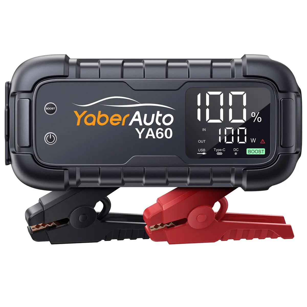 YaberAuto Jump Starter 8000A 99Wh | 65W Fast Charging for All Gas/12.0L Diesel - main product image