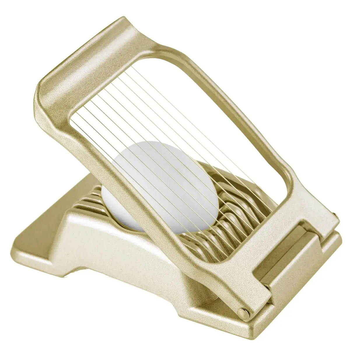 REDSETS Multipurpose Heavy Duty Aluminium Egg Slicer with Stainless Steel Wire | Slices 11 Egg Pieces - main product image