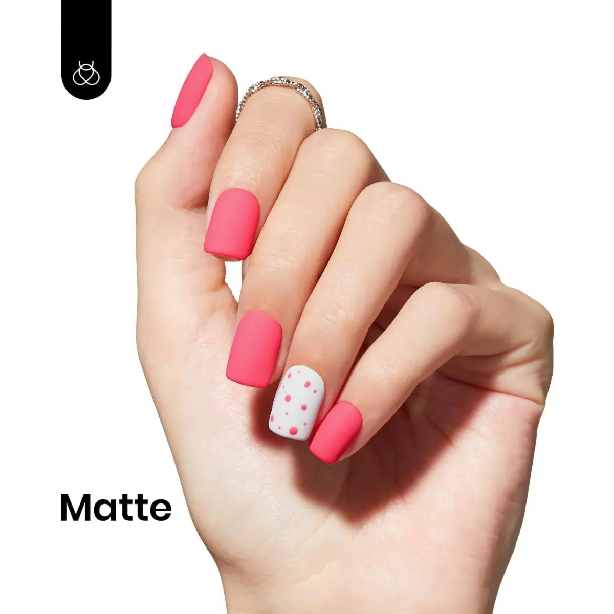 Beetles Gel Nail Polish Coral Pink 15ml (0.5 Fl Oz) | Soak Off UV Gel for Nail Art - view 3