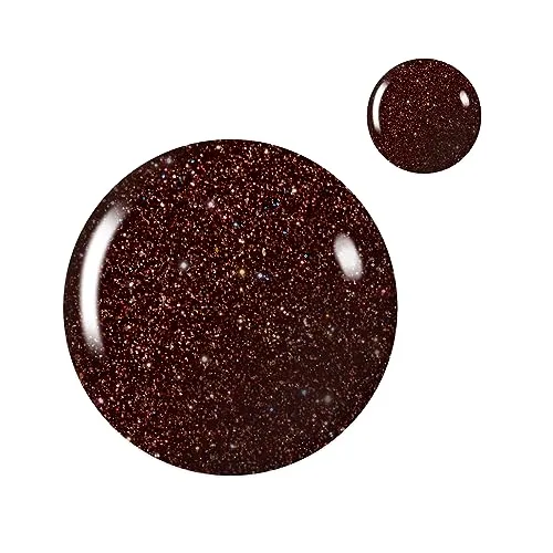 Beetles Brown Glitter Gel Nail Polish, 15ml Chocolate Brown Jazz Club Soak Off UV/LED Cure | Authentic USA Import - main product image