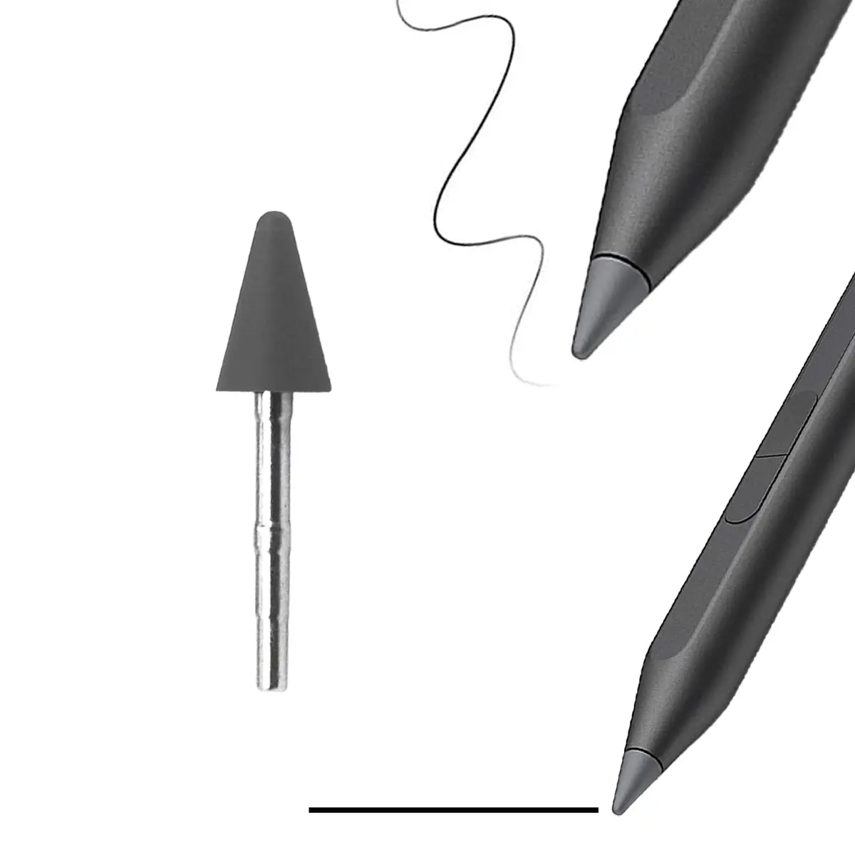 Alovexiong Rechargeable MPP 2.0 Tilt Pen Nib Replacement | Precise, Compatible & Easy to Replace (70-120 chars) - view 2
