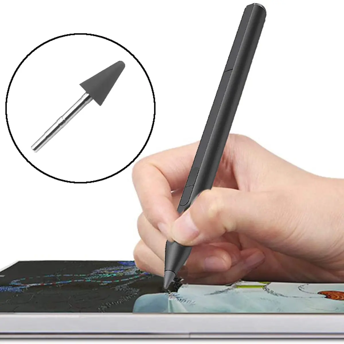 Alovexiong Rechargeable MPP 2.0 Tilt Pen Nib Replacement | Precise, Compatible & Easy to Replace (70-120 chars) - view 3
